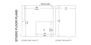 studio floor plan